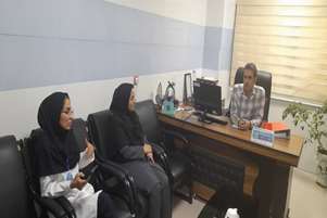 نشست هم اندیشی معاون دانشکده پرستاری لامرد و مدیریت بیمارستان در ارتقای آموزش بالین دانشجویان