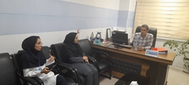 نشست هم اندیشی معاون آموزشی دانشکده پرستاری لامرد و مدیریت بیمارستان در ارتقای آموزش بالین دانشجویان